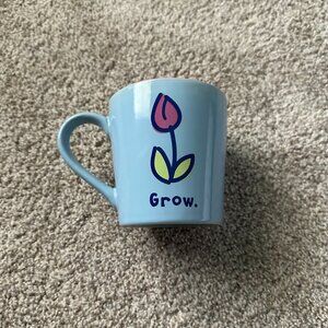 life is good "grow" tulip mug 🌷
